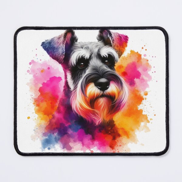 Item preview, Schnauzer Watercolor Portrait designed and sold by MaedK.
