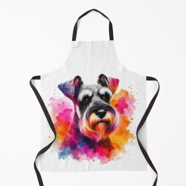 Item preview, Schnauzer Watercolor Portrait  designed and sold by MaedK.