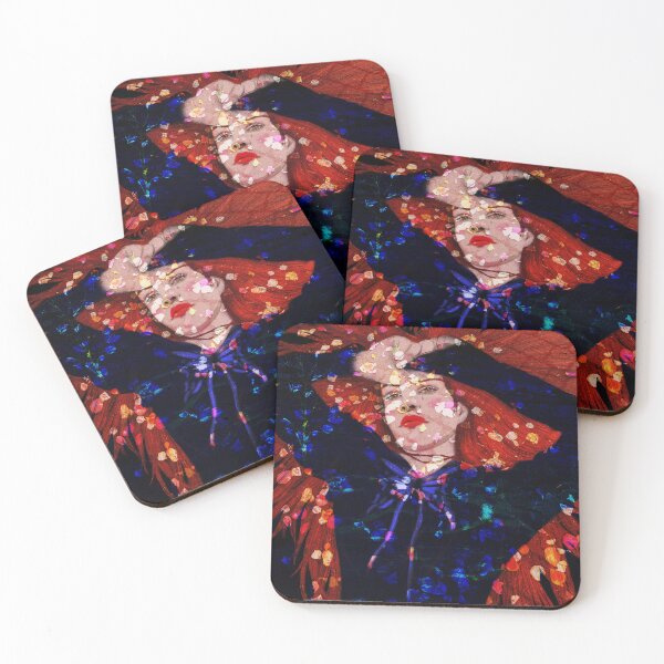 Item preview, lying woman with red hair designed and sold by KoebsellArt.