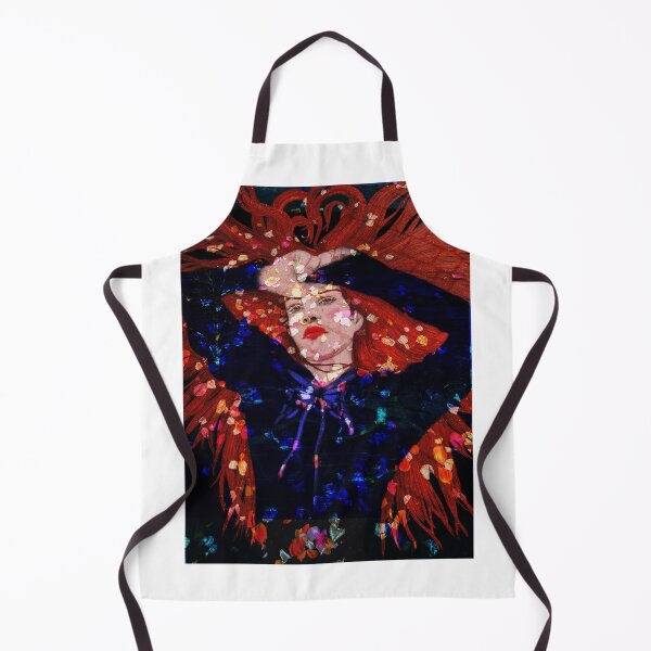 Item preview, lying woman with red hair designed and sold by KoebsellArt.