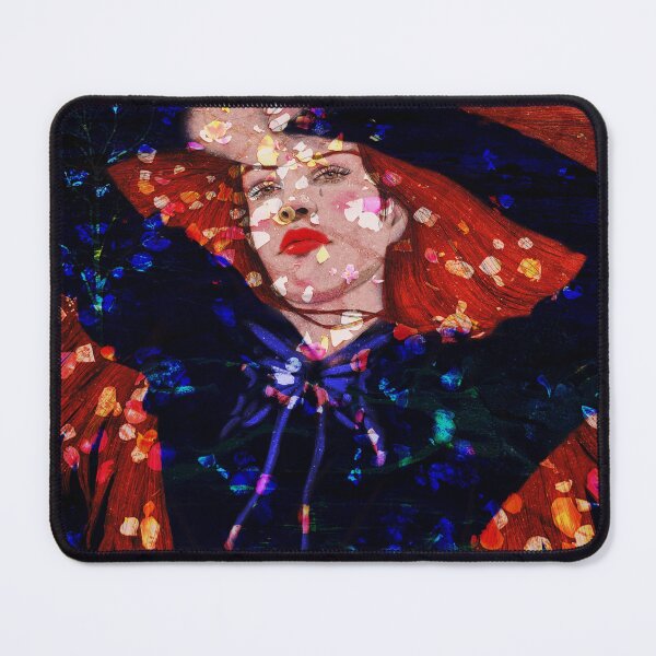 Item preview, lying woman with red hair designed and sold by KoebsellArt.