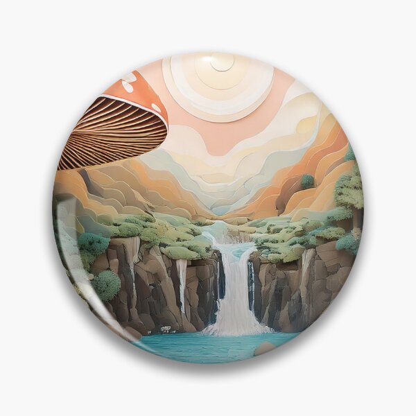 Item preview, Waterfall | Psychedelic Landscapes | Sublime Nature designed and sold by monkeybusiness.pt.