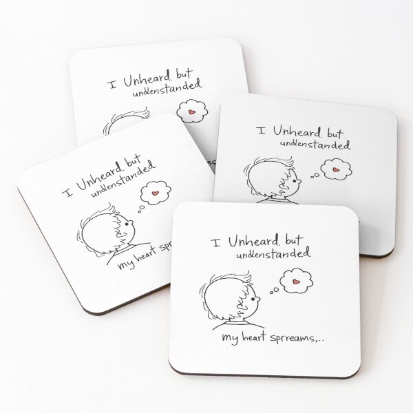 Item preview, Unheard, But Understood – The Heart Speaks Silently designed and sold by Irene Catchmind.