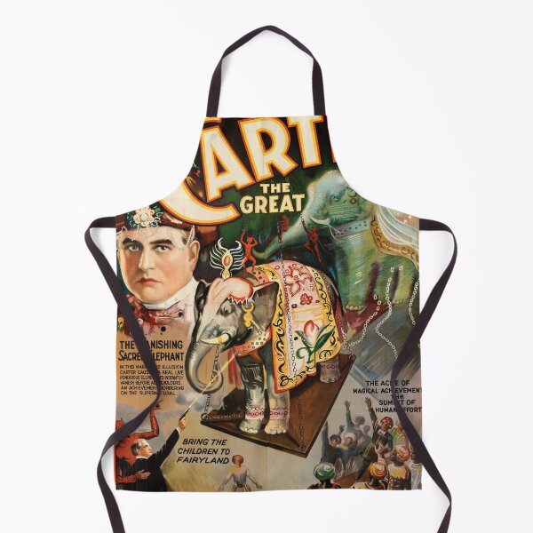 Item preview, Carter Magic Magician vintage illusionist conjuring poster art designed and sold by Vintage Designs +.