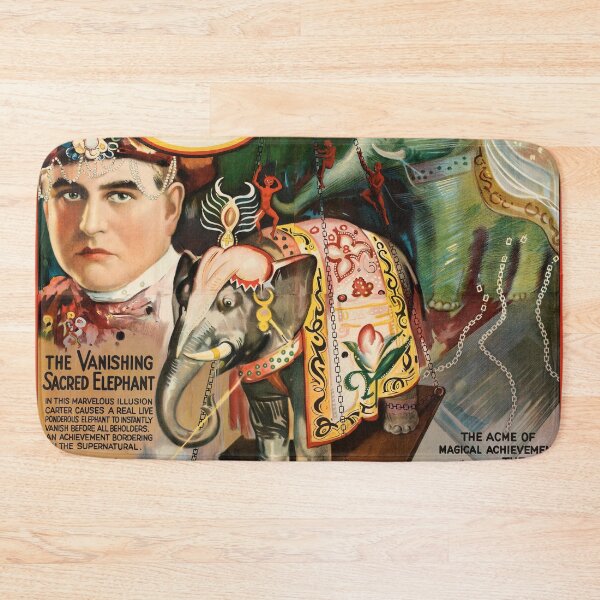 Item preview, Carter Magic Magician vintage illusionist conjuring poster art designed and sold by Vintage Designs +.