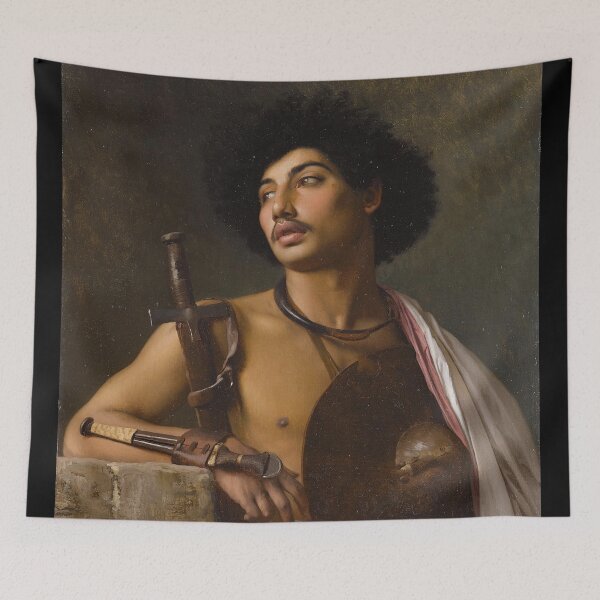 Item preview, A Bischari warrior by Jean-Léon Gérôme designed and sold by Vintage Designs +.