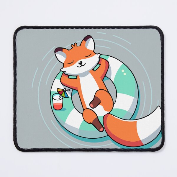 Item preview, Relaxed Fox on the Water – Summer & Lightness designed and sold by Kisho.
