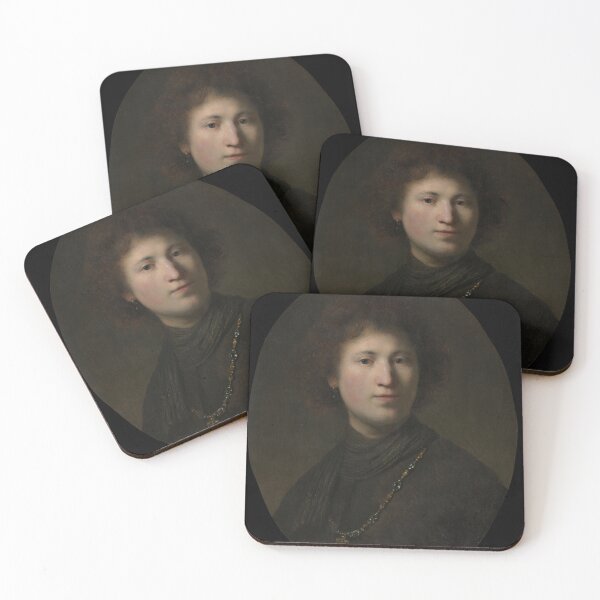 Item preview, A Young Man with a Chain, c. 1629 or 1632. Rembrandt van Rijn (Dutch, 1606–1669), and Studio. Oil on wood designed and sold by Vintage Designs +.