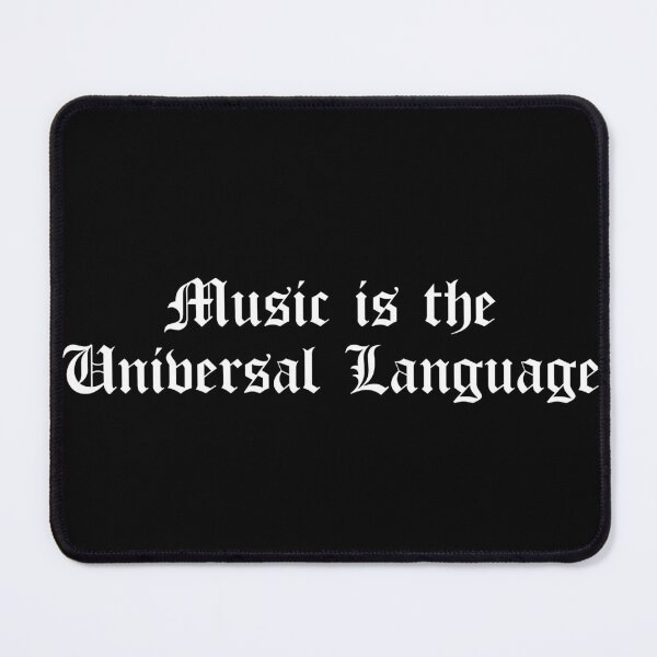 Item preview, Music is the Universal Language designed and sold by Ninjacatoff.