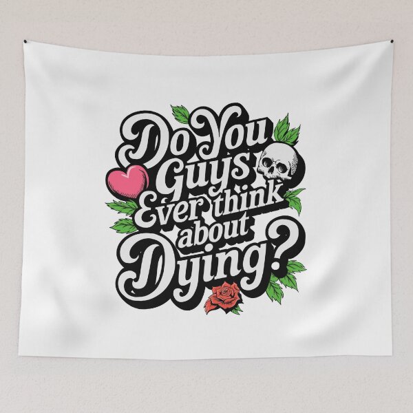Item preview, Do you guys ever think about dying? Sticker designed and sold by Dospart.
