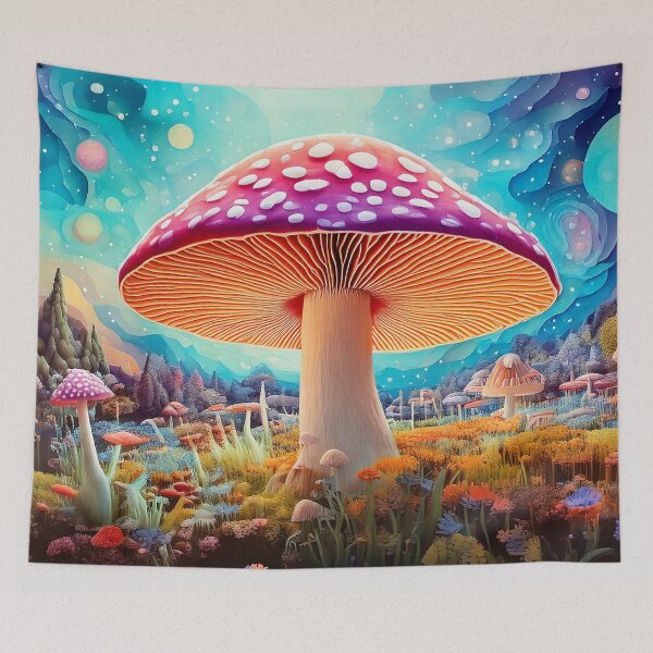 Item preview, Mushrooms Universe | Psychedelic Landscapes | Sublime Nature designed and sold by monkeybusiness.pt.