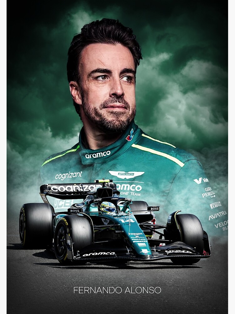 Fernando Alonso F1 2025 Poster