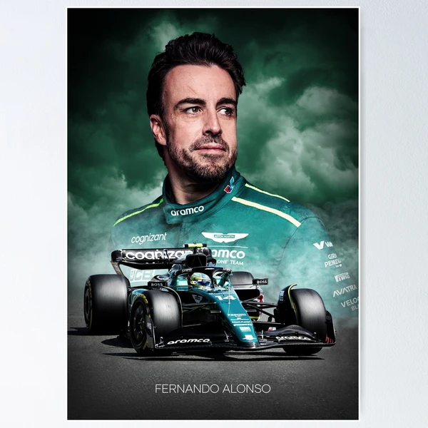 Fernando Alonso F1 2025 Poster