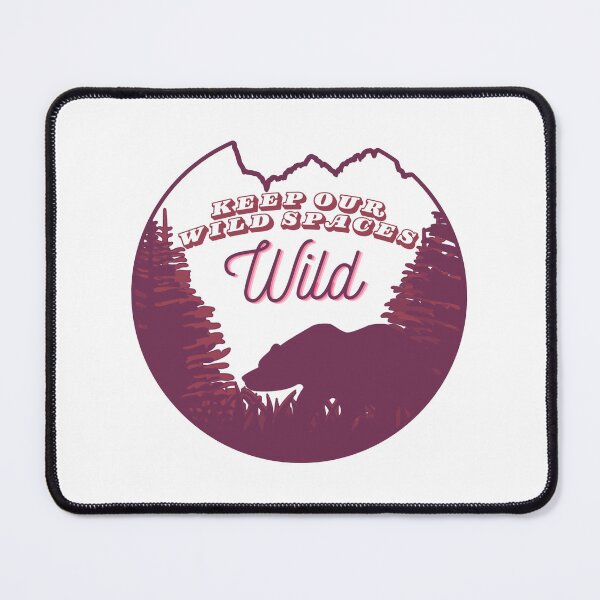 Item preview, Keep Our Wild Spaces Wild Majestic Bear Among Brown Pines designed and sold by SplashTastic.