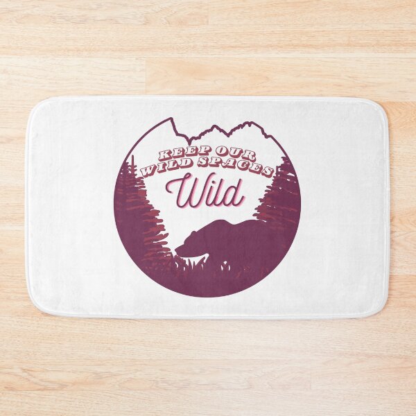 Item preview, Keep Our Wild Spaces Wild Majestic Bear Among Brown Pines designed and sold by SplashTastic.