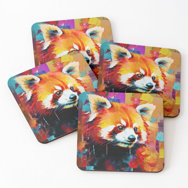 Item preview, Geometric Red Panda designed and sold by caracatita75.
