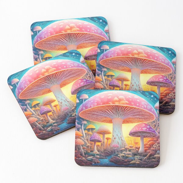 Item preview, Mushroom Sunset | Psychedelic Landscapes | Sublime Nature designed and sold by monkeybusiness.pt.