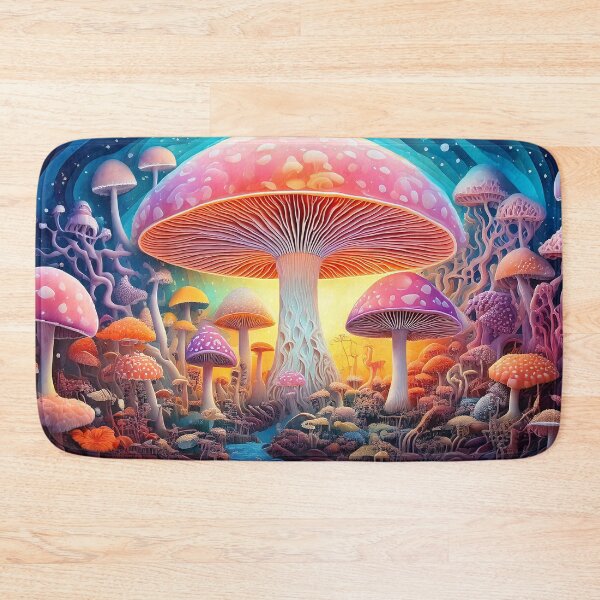 Item preview, Mushroom Sunset | Psychedelic Landscapes | Sublime Nature designed and sold by monkeybusiness.pt.