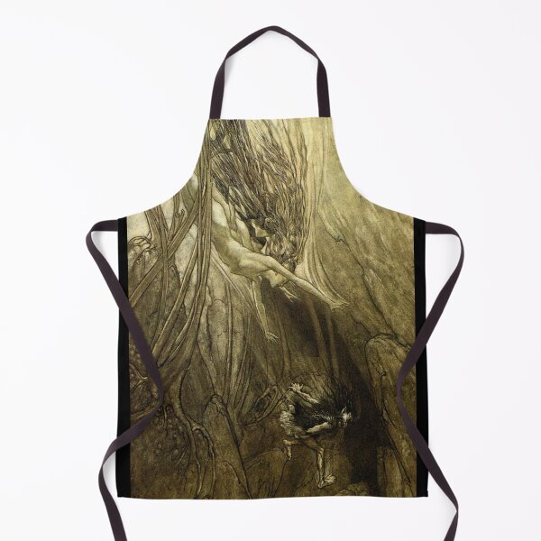 Item preview, Der Ring des Nibelungen Alberich Steals the Rhinegold and Rushes Off - Arthur Rackham designed and sold by Vintage Designs +.