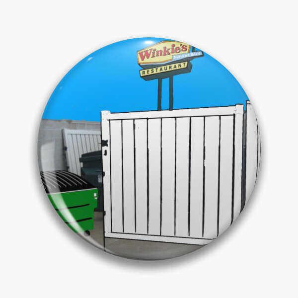 Item preview, MULHOLLAND DR winkies dumpster sticker designed and sold by Dizzy  Hole.