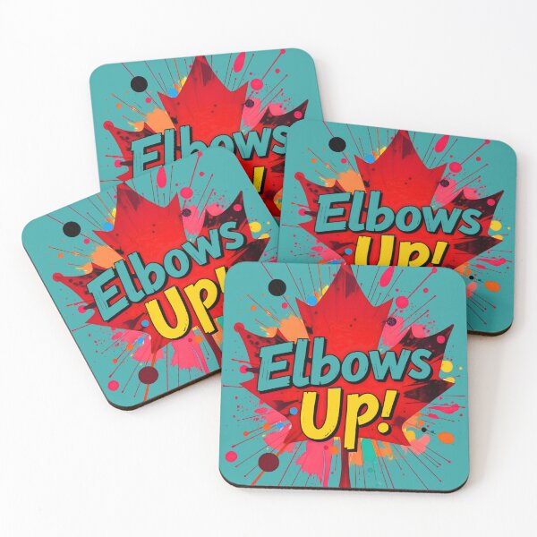 Item preview, Elbows Up! Abstract Vibrant Canada Support designed and sold by DreamsArtwear.