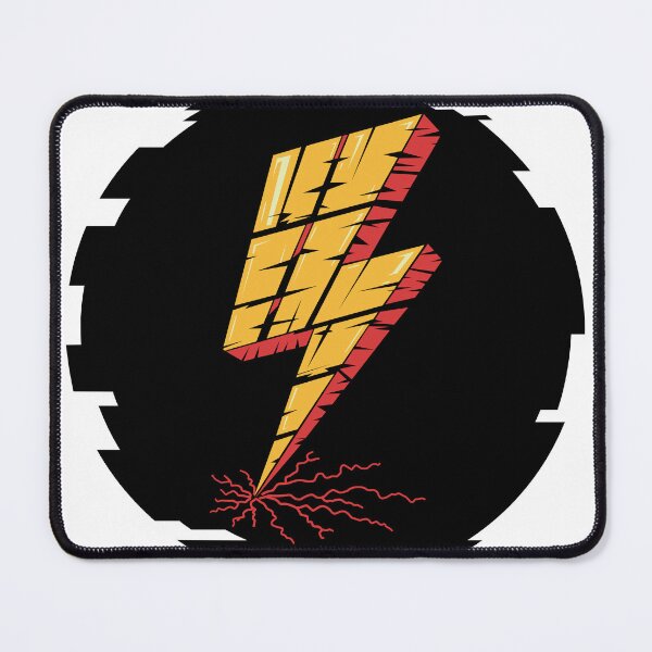 Item preview, A comic book style lightning bolt, lightning bolt in an irregular circle designed and sold by AFernandesDSG.
