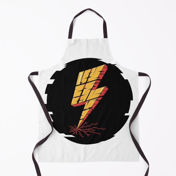 Item preview, A comic book style lightning bolt, lightning bolt in an irregular circle designed and sold by AFernandesDSG.