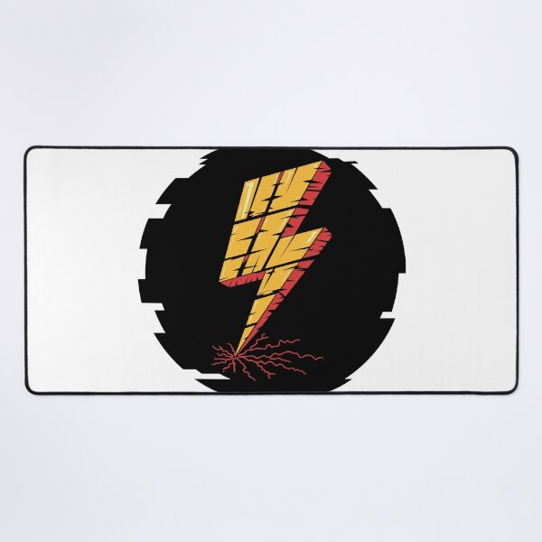 Item preview, A comic book style lightning bolt, lightning bolt in an irregular circle designed and sold by AFernandesDSG.