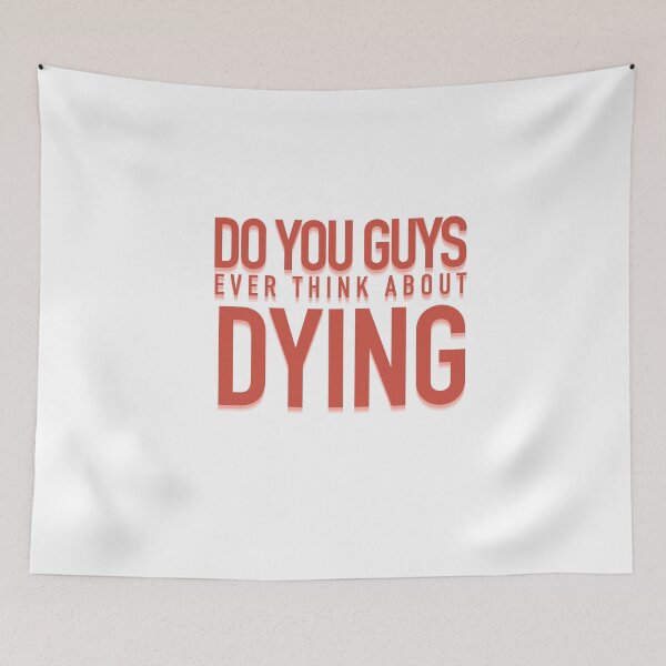 Item preview, Do you guys ever think about dying? Sticker designed and sold by Dospart.