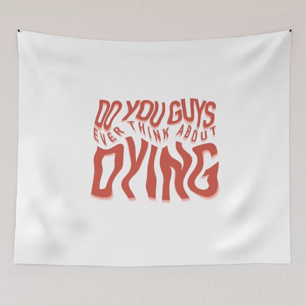 Item preview, Do you guys ever think about dying? Sticker designed and sold by Dospart.