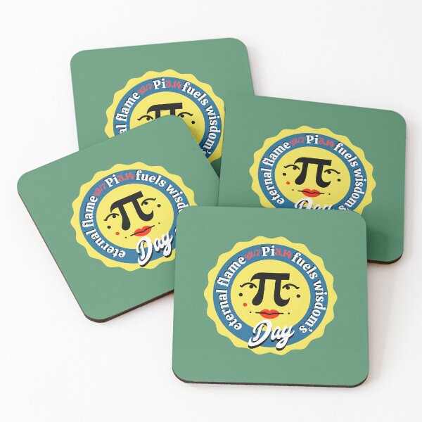 Item preview, Playful Pi Day Face Design - Vibrant Math Lover's Art Design by EgyApe designed and sold by egyape ⭐⭐⭐⭐⭐.