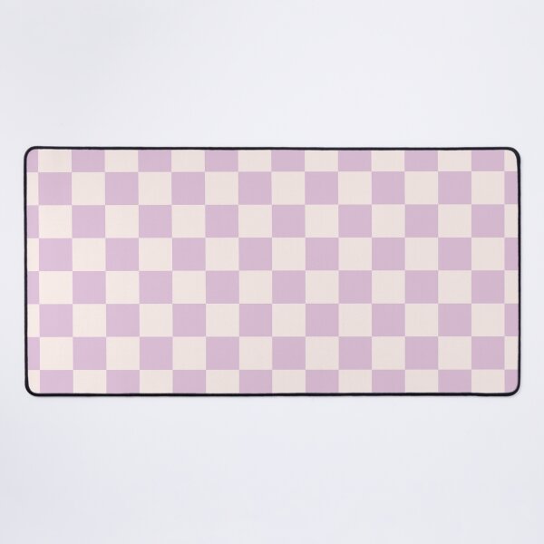 Item preview, Checkerboard Check Checked Pattern in Light Lilac Purple Pink designed and sold by kierkegaard.