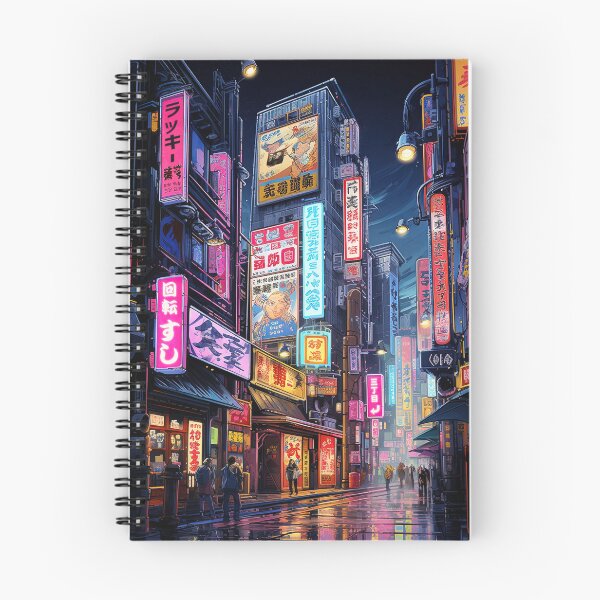 Item preview, Cyberpunk Tokyo Street Neon  designed and sold by Takeda-art.