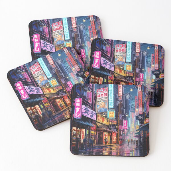 Item preview, Cyberpunk Tokyo Street Neon  designed and sold by Takeda-art.