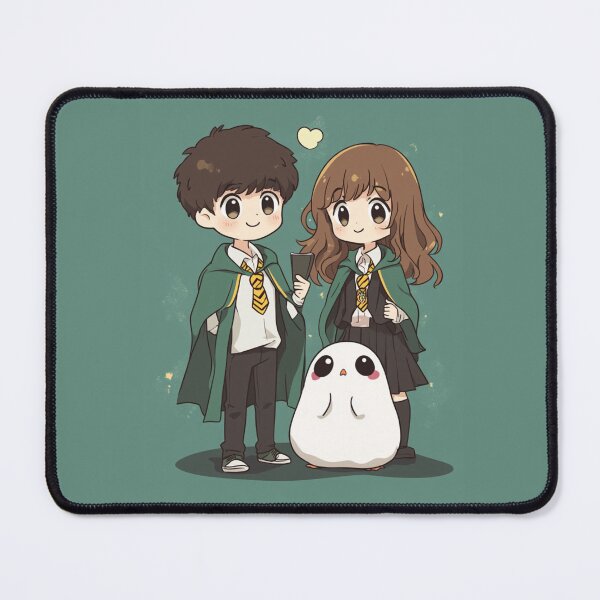 Item preview, Chibi Wizards & Pet Companion – Green Cloak Magic designed and sold by AP43-STUDIO.