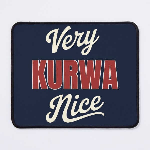 Item preview, Very Kurwa Nice Funny Polish Swear Vintage Style designed and sold by Anniko Art Studio.