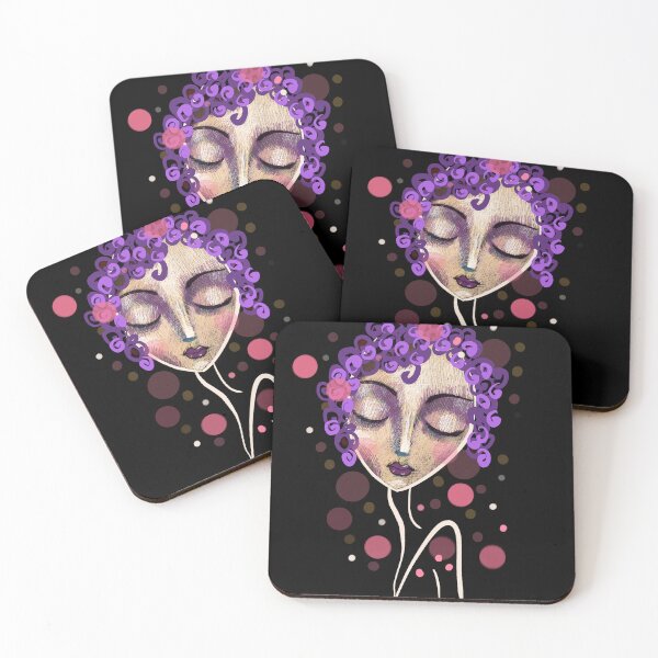 Item preview, Fashion Face. Female hand drawn art. designed and sold by Shoot-The-Moon.