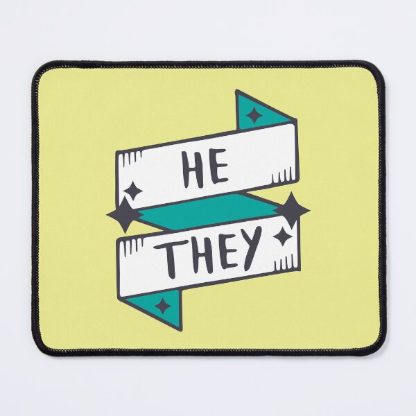 Item preview, He / They (Masculine) in Light Yellow designed and sold by LaurenTowner.