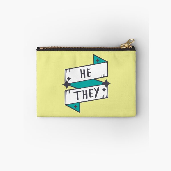 Item preview, He / They (Masculine) in Light Yellow designed and sold by LaurenTowner.