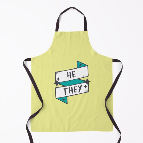 Item preview, He / They (Masculine) in Light Yellow designed and sold by LaurenTowner.