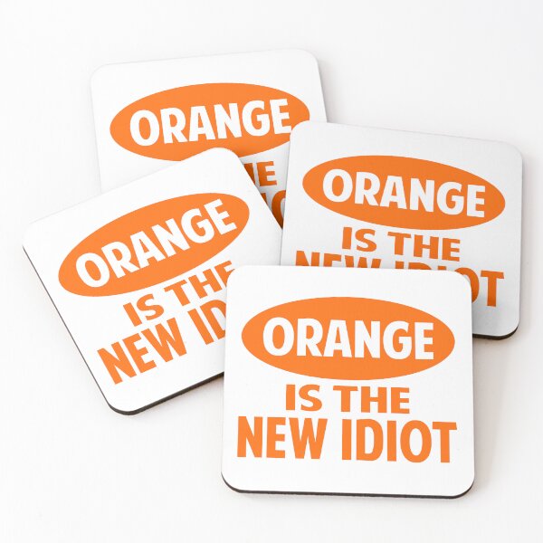 Item preview, Orange Is The New Idiot Funny Slogan designed and sold by Colorfulman.
