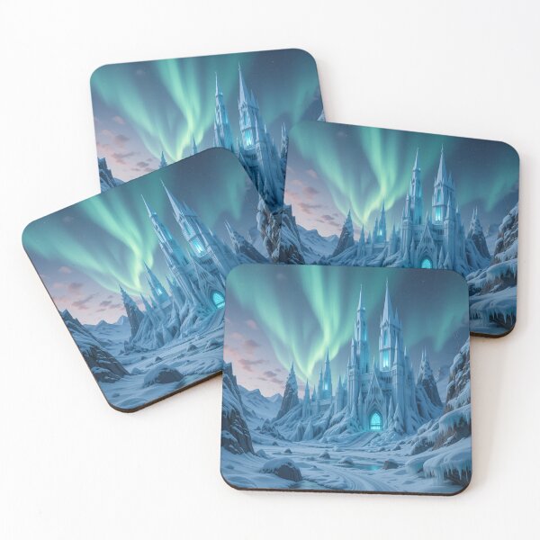 Item preview, Enchanted Frozen Kingdom Under Northern Lights designed and sold by rajasekhark.