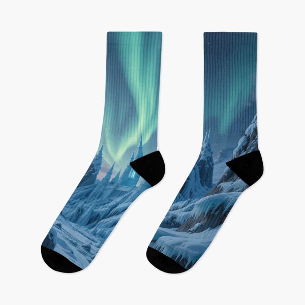 Item preview, Enchanted Frozen Kingdom Under Northern Lights designed and sold by rajasekhark.