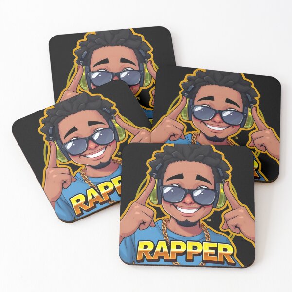 Item preview, Cool Rapper Cartoon Logo – Hip-Hop Digital Art designed and sold by StudioNeon.