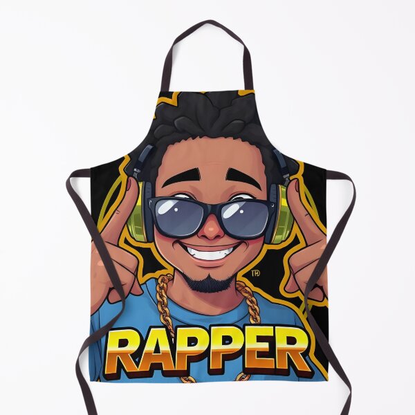 Item preview, Cool Rapper Cartoon Logo – Hip-Hop Digital Art designed and sold by StudioNeon.