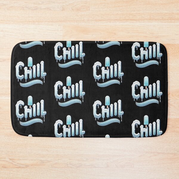Item preview, CHILL - Icy Cool Typography with Popsicle Design designed and sold by Desireehaz.