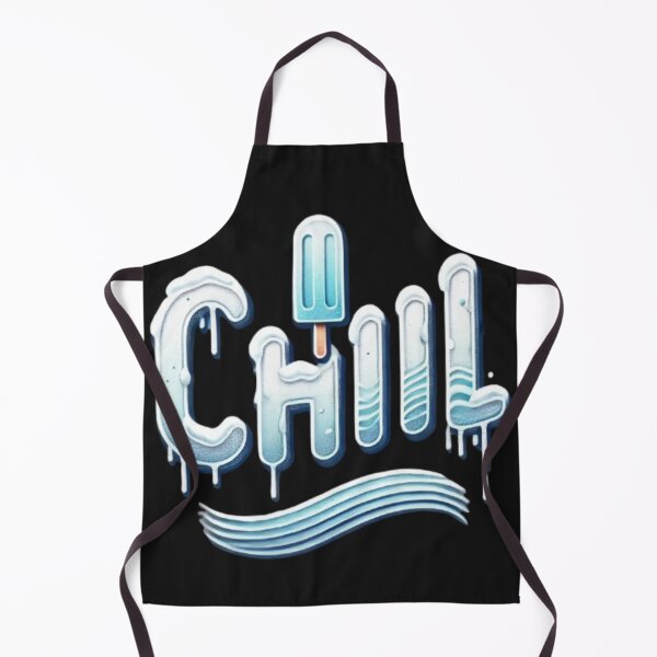 Item preview, CHILL - Icy Cool Typography with Popsicle Design designed and sold by Desireehaz.