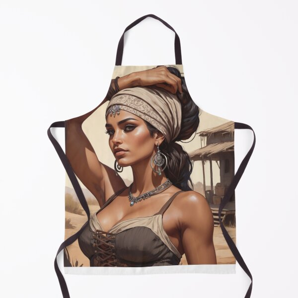 Item preview, Beautiful Romani Gypsy girl illustration designed and sold by Vintage Designs +.