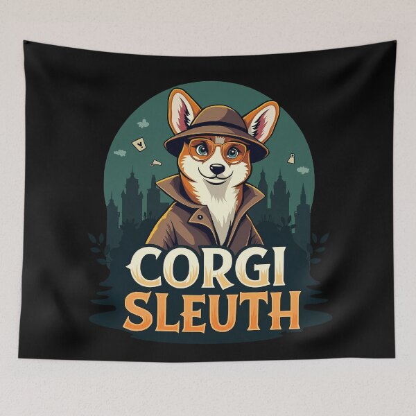 Item preview, Corgi Sleuth designed and sold by zoughlal.