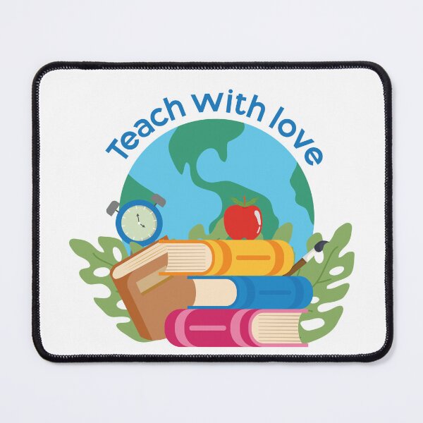 Item preview, Teach with love designed and sold by DesignPMG.